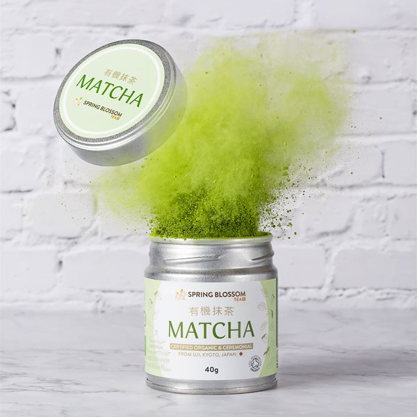 抹茶 (MATCHA) powdered green tea 40g 2缶 High-grade Uji matcha] Matcha powder Unryu 40g Sugamo no Ochaya