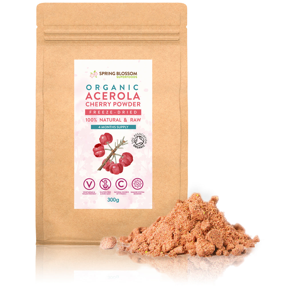 300g Organic Acerola Cherry Powder (Vitamin C) - Spring Blossom Superfoods