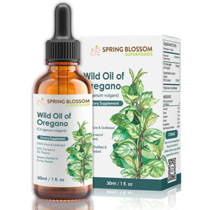 30ml Oil of Oregano, Pure & Undiluted (92% Carvacrol)