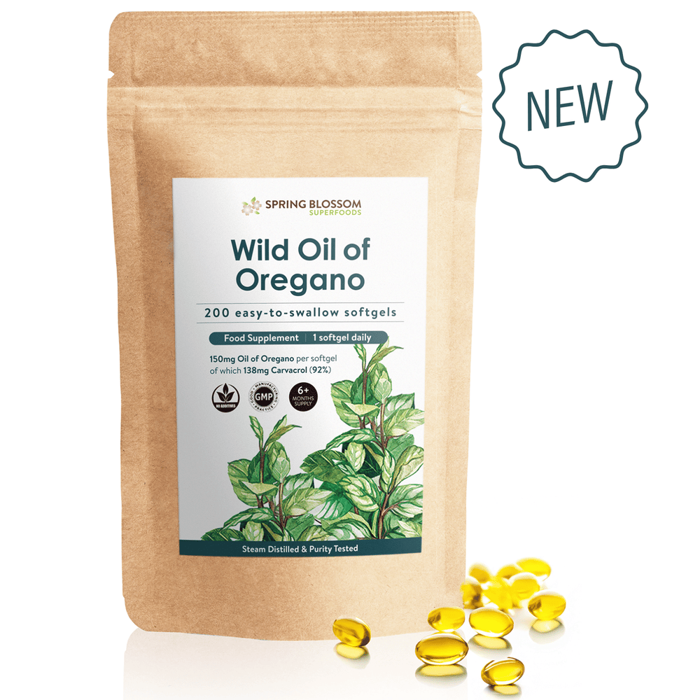 Wild Oil of Oregano Softgel Capsules (92% Carvacrol) x 200
